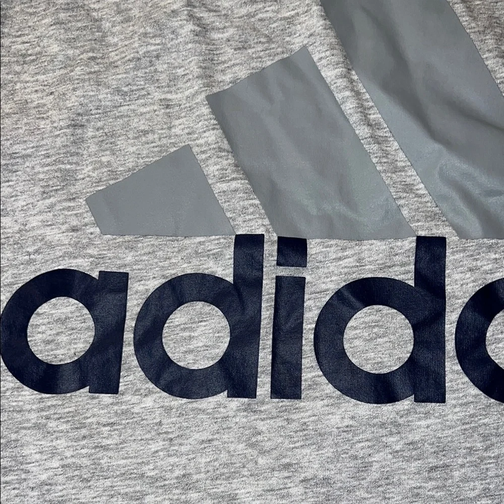 Adidas Gray Sleeveless Racerback Tank Top - Picture 3 of 6